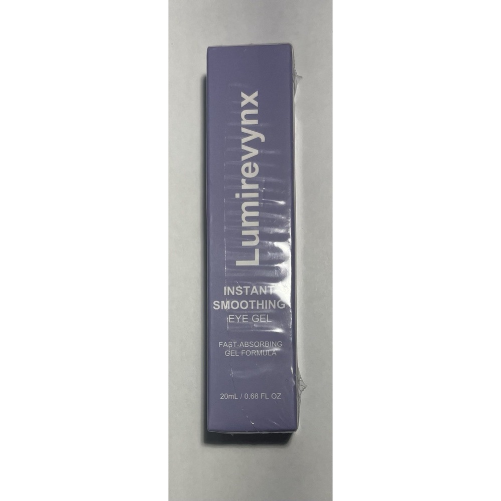 Lumirevynx Instant Smooth Eye Gel Caffeine Hyaluronic Acid 0.68 oz 20 ml